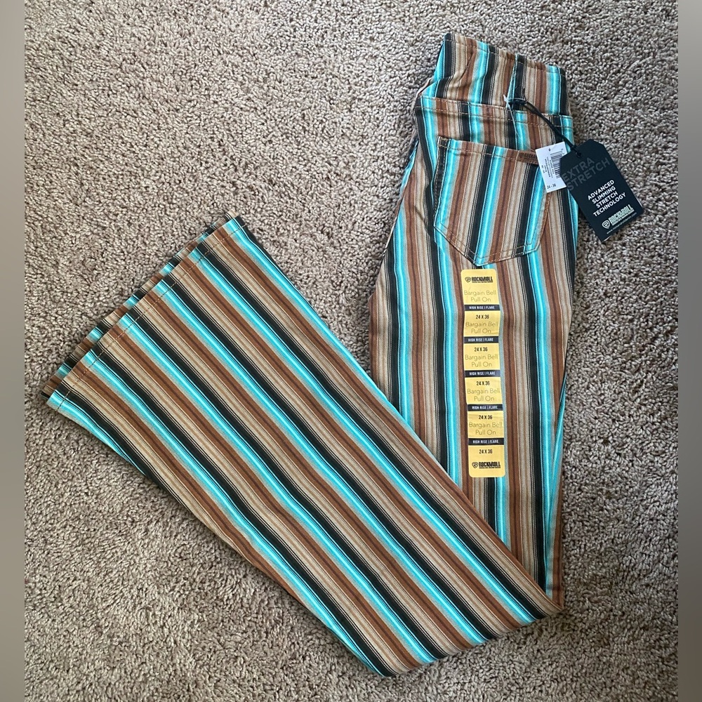 Rock & Roll denim brand bargain bell pull-on pants
